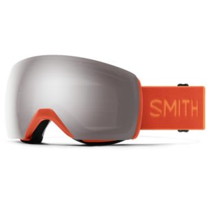 smith ski goggles over glasses